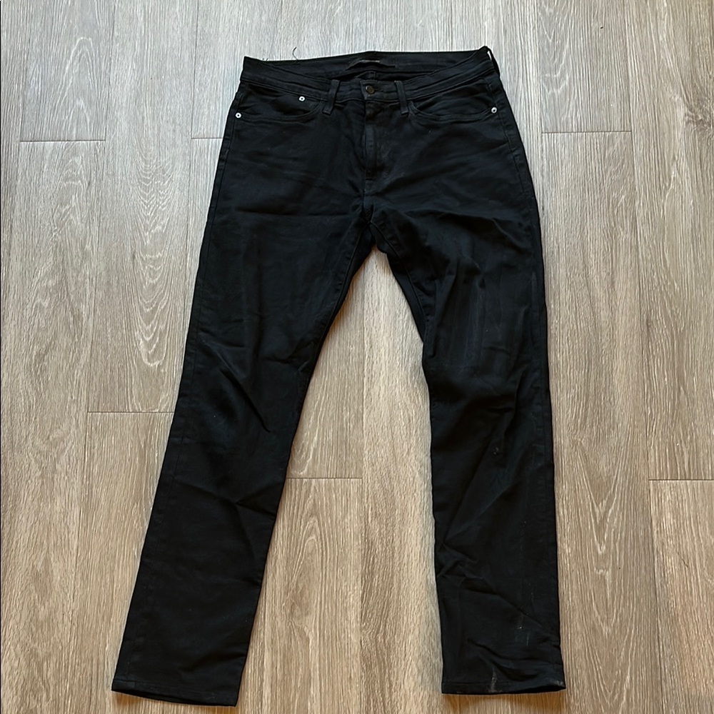 Joe's Jeans Black Straight Cut Denim